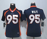 Women Limited Nike Denver Broncos #95 Derek Wolfe Blue Alternate Stitched Jersey,baseball caps,new era cap wholesale,wholesale hats